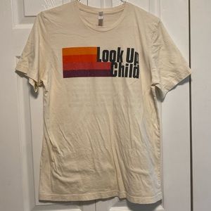 GUC Lauren Dangle Look Up Child Tour Band Concert SS Shirt Cream Large